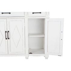 DKD Home Decor Bivak DKD Home Decor Bela rjava Pinewood Plastika 160 x 42 x 105 cm