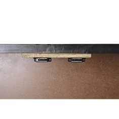 DKD Home Decor Bivak DKD Home Decor MB-181233 140 x 43 x 80 cm Črna kovina Rjava Temno rjava Mango les