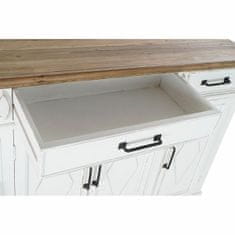 DKD Home Decor Bivak DKD Home Decor Bela rjava Pinewood Plastika 160 x 42 x 105 cm