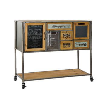 DKD Home Decor Bivak DKD Home Decor Fir Metal (94 x 34 x 80,5 cm)