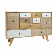 DKD Home Decor Bivak DKD Home Decor Naravni les Bela (95,5 x 26 x 67,5 cm)
