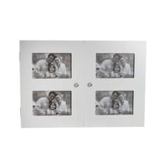 DKD Home Decor Prevleka DKD Home Decor Foto okvir Counter White (46 x 32 x 8 cm)