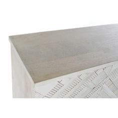 DKD Home Decor Bivak DKD Home Decor White Golden Brass Mango les (93 x 41 x 114 cm)