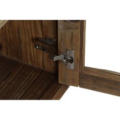 DKD Home Decor Bivak DKD Home Decor Naravni les Kristal Recikliran les 160 x 48 x 85 cm