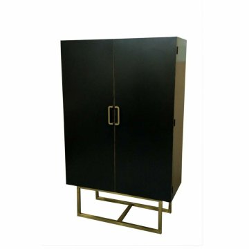 DKD Home Decor Omara DKD Home Decor 110 x 50 x 180 cm Črna kovina Topol