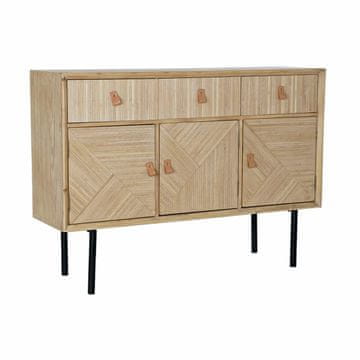 DKD Home Decor Bivak DKD Home Decor Jedla Naravna Črna Kovina MDF (120 x 35 x 86 cm)