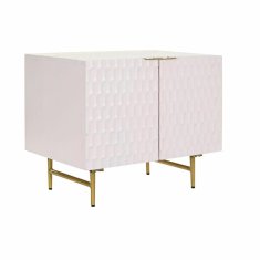 DKD Home Decor Bivak DKD Home Decor Pink 63 x 43 x 52 cm Zlata kovina Mango les