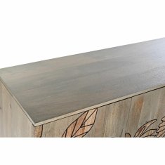 DKD Home Decor Bivak DKD Home Decor Naravna siva kovina Mango les (177 x 45 x 74 cm)