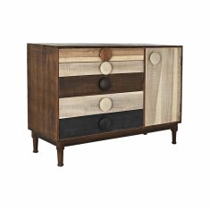 DKD Home Decor Bivak DKD Home Decor Temno rjava Naravna Črna Bež