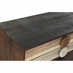 DKD Home Decor Bivak DKD Home Decor Temno rjava Naravna Črna Bež