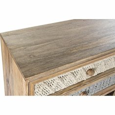 DKD Home Decor Bivak DKD Home Decor Natural Grey Mango wood (147 x 48 x 79 cm)