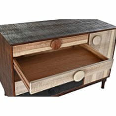 DKD Home Decor Bivak DKD Home Decor Temno rjava Naravna Črna Bež