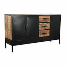 DKD Home Decor Bivak DKD Home Decor Rjava črna kovina Mango les (160 x 40 x 90 cm)
