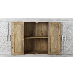 DKD Home Decor Bivak DKD Home Decor Beli mangov les (175 x 40 x 87 cm)