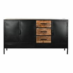 DKD Home Decor Bivak DKD Home Decor Rjava črna kovina Mango les (160 x 40 x 90 cm)