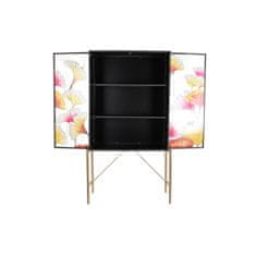 DKD Home Decor Bivak DKD Home Decor 85 x 35 x 155 cm Kristalno črna roza Zlata kovina Rumena