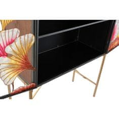 DKD Home Decor Bivak DKD Home Decor 85 x 35 x 155 cm Kristalno črna roza Zlata kovina Rumena
