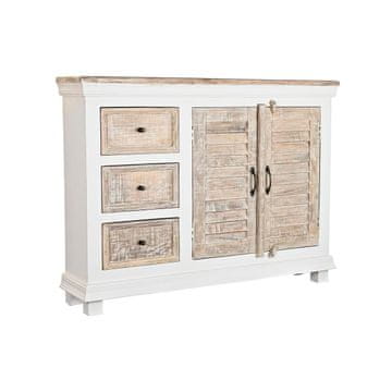 DKD Home Decor Bivak DKD Home Decor Bela Naravni les Mango les 122 x 25 x 91 cm