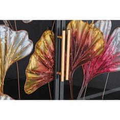 DKD Home Decor Bivak DKD Home Decor 85 x 35 x 155 cm Kristalno črna roza Zlata kovina Rumena