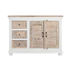DKD Home Decor Bivak DKD Home Decor Bela Naravni les Mango les 122 x 25 x 91 cm