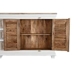 DKD Home Decor Bivak DKD Home Decor Bela Naravni les Mango les 122 x 25 x 91 cm