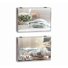DKD Home Decor Prevleka DKD Home Decor Domači pult MDF les 2 enoti 46,5 x 6 x 31,5 cm