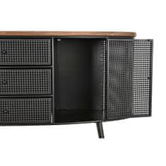 DKD Home Decor Bivak DKD Home Decor 145,5 x 45 x 76 cm jelka črna kovina rjava