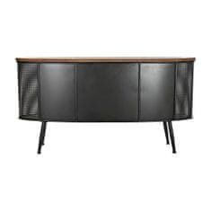 DKD Home Decor Bivak DKD Home Decor 145,5 x 45 x 76 cm jelka črna kovina rjava