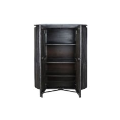 DKD Home Decor Bivak DKD Home Decor Bela Črna Siva Marmor Mango les 100 x 45 x 138 cm
