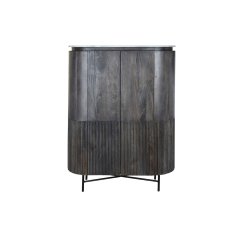 DKD Home Decor Bivak DKD Home Decor Bela Črna Siva Marmor Mango les 100 x 45 x 138 cm