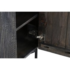 DKD Home Decor Bivak DKD Home Decor Bela Črna Siva Marmor Mango les 100 x 45 x 138 cm