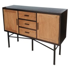 BigBuy Bivak Šah Les Mindi Poslikano železo (160 x 45 x 85 cm)