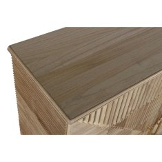 DKD Home Decor Bivak DKD Home Decor Zlata svetlo rjava MDF les 100 x 44 x 118 cm
