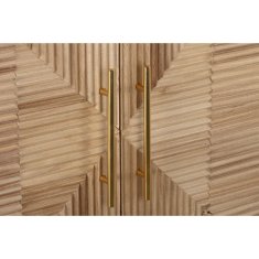 DKD Home Decor Bivak DKD Home Decor Zlata svetlo rjava MDF les 100 x 44 x 118 cm