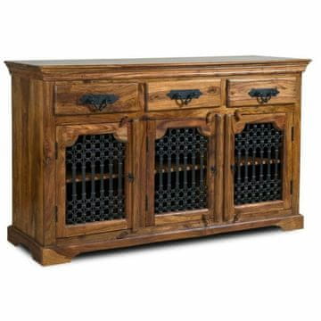 DKD Home Decor Bivak DKD Home Decor Brown Black Dark brown Metal 150 x 40 x 90 cm