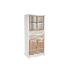 DKD Home Decor Omarica DKD Home Decor Bela Naravna kristalna jelka 86 x 40 x 180 cm 80 x 42 x 180 cm