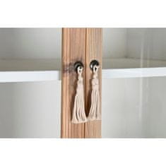 DKD Home Decor Omarica DKD Home Decor Bela Naravna kristalna jelka 86 x 40 x 180 cm 80 x 42 x 180 cm