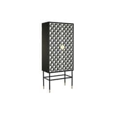 DKD Home Decor Omare DKD Home Decor Črna bela kostna smola MDF les (75 x 40 x 180 cm)