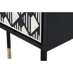 DKD Home Decor Omare DKD Home Decor Črna bela kostna smola MDF les (75 x 40 x 180 cm)