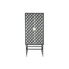 DKD Home Decor Omare DKD Home Decor Črna bela kostna smola MDF les (75 x 40 x 180 cm)