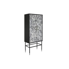 DKD Home Decor Omare DKD Home Decor Črna siva smola kost MDF les 75 x 40 x 181 cm