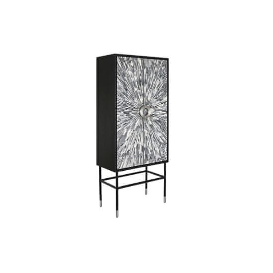 DKD Home Decor Omare DKD Home Decor Črna siva smola kost MDF les 75 x 40 x 181 cm
