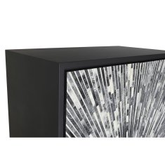 DKD Home Decor Omare DKD Home Decor Črna siva smola kost MDF les 75 x 40 x 181 cm