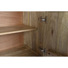 DKD Home Decor Bivak DKD Home Decor Metal Brown Mango les (177 x 45 x 77 cm)