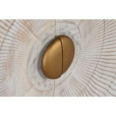 DKD Home Decor Bivak DKD Home Decor Kovina Mango les Bela Črna Zlata 81 x 45 x 75 cm