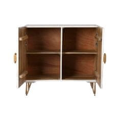 DKD Home Decor Bivak DKD Home Decor Kovina Mango les Bela Črna Zlata 81 x 45 x 75 cm