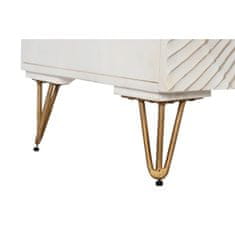 DKD Home Decor Bivak DKD Home Decor Kovina Mango les Bela Črna Zlata 81 x 45 x 75 cm