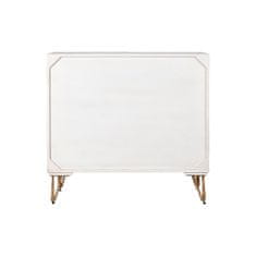 DKD Home Decor Bivak DKD Home Decor Kovina Mango les Bela Črna Zlata 81 x 45 x 75 cm