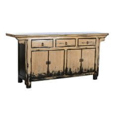 DKD Home Decor Bivak DKD Home Decor Elm les Bela Kremasta Temno rjava 176 x 42 x 83 cm
