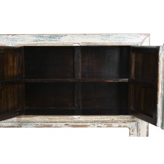 DKD Home Decor Bivak DKD Home Decor Modra kremna svetlo rjava Elm (145 x 40 x 81 cm)